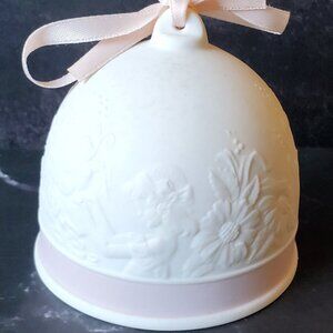 Lladro 1991 Collectors Society Pink Spring Bell Spanish Porcelain #7613 Vintage
